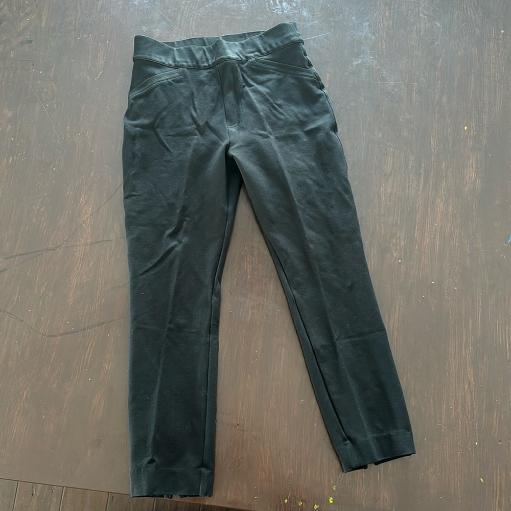 Cropped black dress pants